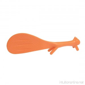 uxcell Plastic Squirrel Shaped Non-stick Rice Spoon Scoop Orange - B008S9GO8W